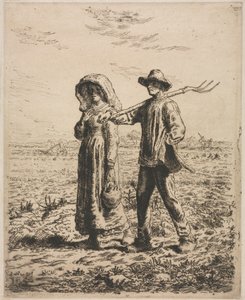 Going to Work by Jean Francois Millet