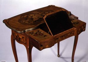 Mechanical writing table, c.1760