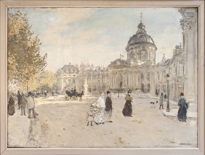 Institut de France in Paris around 1898