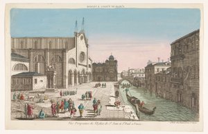 View of the Church of Santi Giovanni e Paolo in Venice