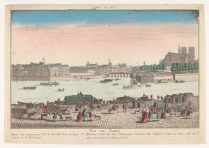 View of the City of Paris from Quai de Miramion