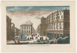 View of the Theatre of Marcellus in Rome
