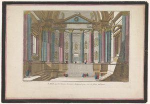 View of the Interior of a Roman Building by Jean François Daumont