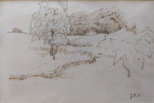 Trees and Groves near Vichy by Jean-Francois Millet