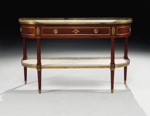 Louis XVI console desserte