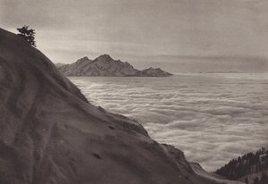 Rigi Kulm, Above the Sea of Fog by Jean Gaberell