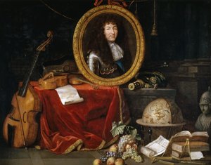 Allegory of Louis XIV, Protector of Arts and Sciences
