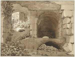 View Inside the Colosseum by Jean Grandjean