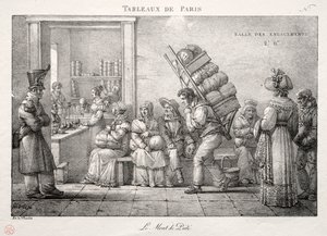 Scenes of Paris: The Pawnshop by Jean Henri Marlet