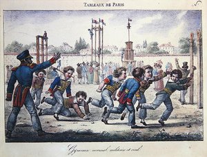 Sport and Gymnastics Training for Boys, scene from the 