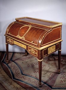 Furniture Louis XVI: Office a Cylinder of the Queen of France Marie Antoinette