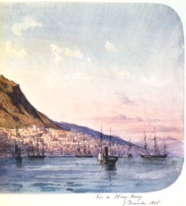 View of Hong Kong, 7 December 1865