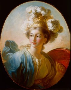The Goddess Minerva by Jean-Honore Fragonard