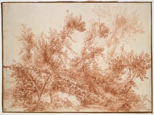 Arbor with Two Children (The Nest of Love) by Jean Honore Fragonard