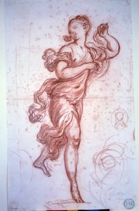 Dancer dressed in the antique by Jean Honore Fragonard