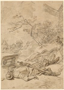 Don Quixote Defeated by the Windmill by Jean Honore Fragonard