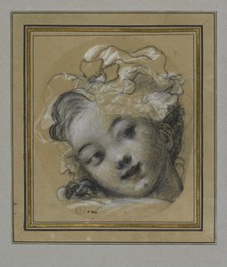 Girl with Bonnet by Jean Honore Fragonard