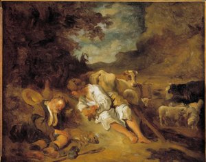 Mercury and Argus by Jean Honore Fragonard