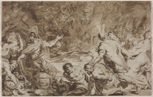 The Funeral of Decius Mus by Jean Honore Fragonard