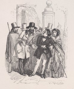One would be able to blame you for three years if you dropped their hat. from the Little M..., 1843