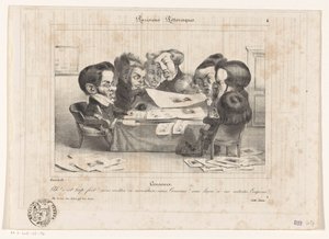 Caricature of French Censors