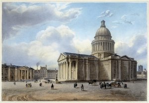 Le Pantheon - in "Promenade dans Paris et ses environs", designed by Jacottet and Benoist, c. 1840