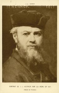 Self-portrait of Jean-Jacques Henner, French artist by Jean Jacques (after) Henner