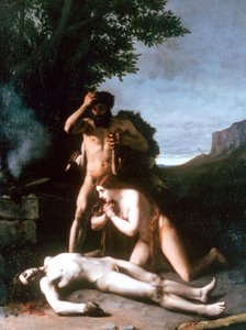 Adam and Eve finding the Body of Abel