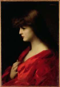 Study of a Woman in Red