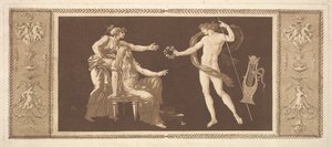 Apollo Crowning the Arts, from Recueil de Différentes Compositions