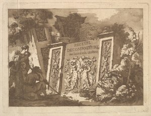 Frontispiece, from Recueil de Compositions par Lagrenée Le Jeune Collection of Compositions by Jean Jacques Lagrenee