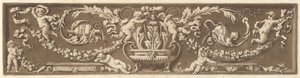 Ornamental Frieze with Putti, Acanthus Leaves, and Garlands of Fruit