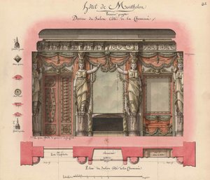 Hôtel Montholon. Projet de Salon