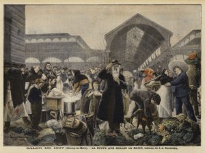 Soup Stall at Les Halles Market in the Morning by Jean Jacques Rousseau
