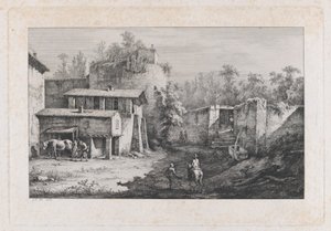 Landscape with Farrier, View of Terrebasse, France