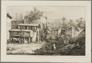 Landscape with Rider and Blacksmith