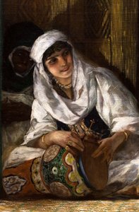Interior of a Harem in Morocco (detail)
