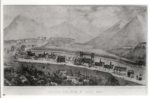The Funeral Cortege of Napoleon Bonaparte at Saint Helena by Jean Joseph Benjamin Constant