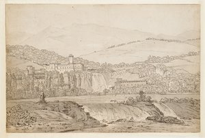 View of Isola di Sora, near Naples