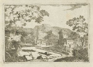 River Landscape with Houses and Towers