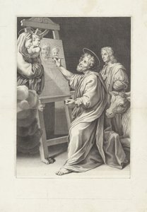 Luke Painting Mary by Jean Langlois