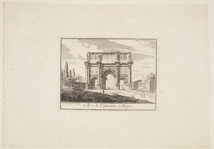 The Triumphal Arch of Constantine the Great by Jean Laurent Legeay
