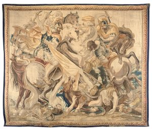 Brussels Tapestry from a Set of Six, c.1650 by Jean Le and Eggermans Daniel II Clerc