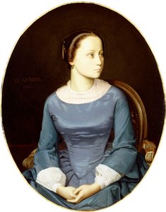 Young Woman in Blue, 1852