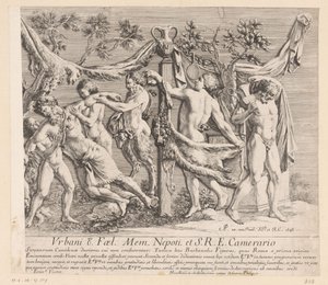 Relief of Celebrating Bacchants by Jean Lepautre