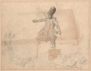 Artillery Caisson by Jean Louis André Théodore Géricault