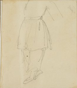 Lower Part of a Figure in Working Clothes by Jean Louis André Théodore Géricault