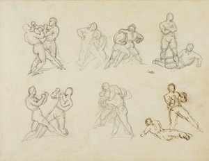 Seven Sketches of Pairs of Boxers