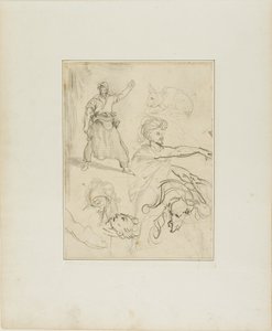 Studies of a Blacksmith and a Horse