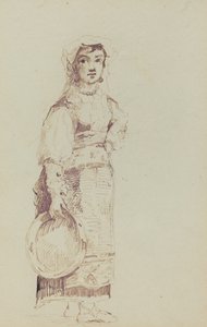 Woman with a Tambourine